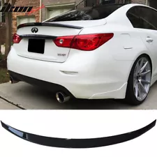 Fits 14-24 Infiniti Q50 ER Eau Rouge Style Rear Trunk Spoiler Wing - Gloss Black