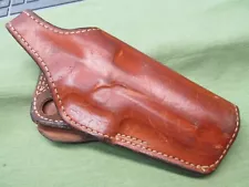 Bianchi #111 Cyclone RH Cross Draw Leather Holster - S&W Mdls 39 & 59 & Variants