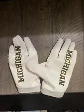 Nike Jordan Superbad 6.0 NCAA Michigan Wolverines Padded Football Gloves - 3XL