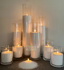 20.50 lb 9.3kg Sand Wax Pearled Candle Sand Candle White Wedding Bulk 150 wicks