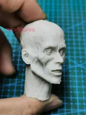 1:6 Qing Dynasty Zombie Head Sculpt Model For 12" Male Action Figure Body Toys