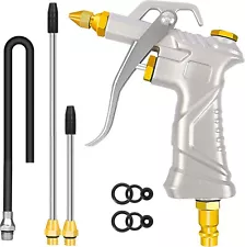 Air Gun for Compressor Air Blow Gun with Brass Adjustable Air Nozzle Air Tools