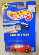 Hot Wheels Red Maxda MX-5 Miata #116 1990 - Blue Pack BP