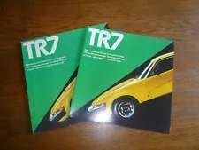 1975 Triumph TR7 Sales Brochure - Vintage- Two for One