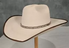 Atwood 15X Hereford Low Crown Long Oval Hat Size 6 7/8 Excellent