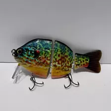 UFO Bait Co. UFO Swimbait 6" "Gill Fancy Pumpkin Seed" USED Excellent Condition!