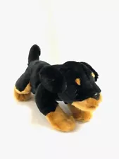 Rottweiler Puppy Plush Toy Roughly 13 x 6 x 7"