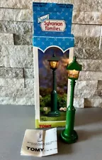 Sylvanian Families Green Garden Street Lamp Patio Light Up Vintage Tomy New Rare