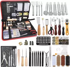 Leather Working Kit, Leather Working Tools for Beginners, Leather Crafting Tools