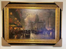 Thomas Kinkade ~ New York, Fifth Avenue ~ 28x42 Studio Proof Oil on Canvas