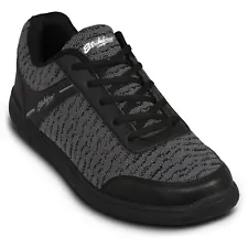 KR Strikeforce Flyer Mesh Black/Steel WIDE WIDTH Mens Bowling Shoes