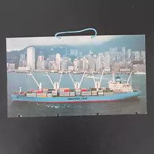 Mathilde Maersk Line Container Ship Hanging Calendar Topper Cardboard 14"x8"