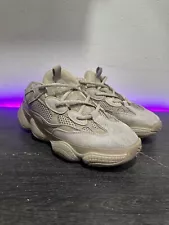 Yeezy x Adidas Light Brown Suede and Mesh Yeezy 500 Taupe Light Sneakers Size