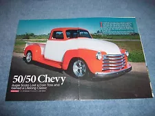 1950 Chevy 3100 5-Window Pickup RestoMod Article "50/50 Chevy" GMC