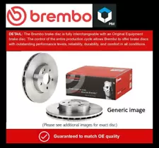 2x Brake Discs Pair Vented fits OPEL VECTRA C 2.8 Rear 05 to 08 292mm Set Brembo