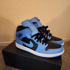 Size 13 - Air Jordan 1 Mid University Blue Black