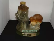 Jim Beam 1974 New Zealand Kiwi Bird Decanter Empty Bottle RARE!