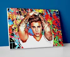 Justin Bieber Painting Poster or Canvas