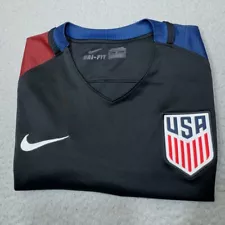 US National Soccer Team Jersey Mens Medium Blue USA 2016 FIFA USMNT Away Kit