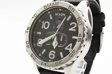 [Excellent+++++] NIXON The 51-30 Chrono Black Dial Analog Quartz Watch