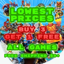 Skylanders Figures + Levels ALL GAMES - VERY LOW PRICES - FREE SHIPPING $8 Min