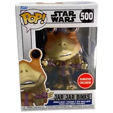 Funko POP Jar Jar Binks #500 Bobblehead Star Wars Gamestop Exclusive New