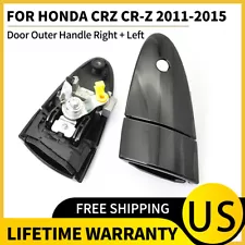 For Honda CRZ CR-Z 2011-2015 Pair New Black Door Outer Handle Right & Left (For: 2014 Honda CR-Z)