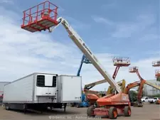 2008 Snorkel TB85JDZ 85' 4WD Diesel Telescopic Boom Lift Man Aerial Jib bidadoo