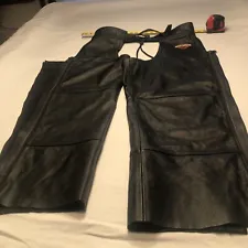 Harley Davidson Leather Chaps Womens Size XL