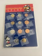 Disney WDW International Uncirculated Coins of The World 11 Countries - EPCOT