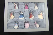 Royal Doulton 2002 Set: TINY PRETTY LADIES -- Miniature Porcelain Figurines