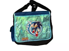 SONIC THE HEDGEHOG 16" w x 10" H x5" Messenger bag - Perfect for school!