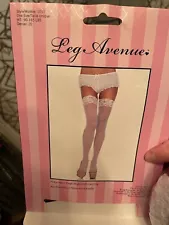 ð¼Leg Avenue Nylon Sheer Thigh Highs with Lace Top. Original Product