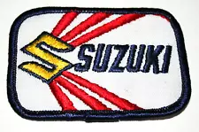 SUZUKI Rising Sun "S" Biker Motorcycle Jacket Dk Blue Patch New NOS 1970s