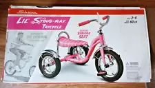 "NEW" VINTAGE STYLE SCHWINN LIL' STING-RAY TRICYCLE PINK NEW IN ORIGINAL BOX