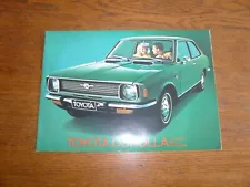 1971 Toyota Corolla 2 Door Sedan Coupe Station Wagon Sales Brochure - Vintage