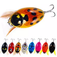 8PCS/set Crankbait Fishing Lure Topwater Minnow Fishing Wobbler Cicada Bass Lure