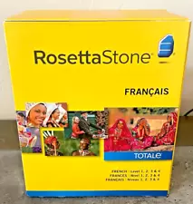 ROSETTA STONE French Levels 1-4 | PC, Mac | NEW/SEALED