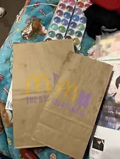 Mcdonalds BTS Meal Bag