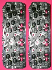 NEW 2 CHEVY GM DURAMAX 6.6 LB7 DIESEL CYLINDER HEADS YEAR 2001-2004.5