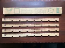 1930's Adjustable Hand Weaving Loom w/ Instructions on Box, Hardwood, Ex. Cond.