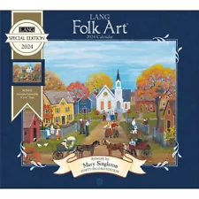 Lang Folk Art Special Edition 2024 Wall Calendar - Brand New