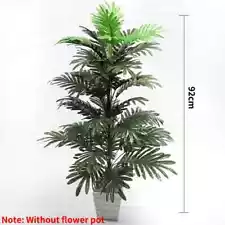 60-95cm Large Artificial Palm Tree Tropical Plants Branches Plastic Fake Leaves