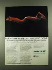 1987 Ducati Paso Motorcycle Ad - Shape of Things