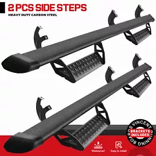 Running Boards For 10-24 Toyota 4Runner 4-Door 3" Truck Step Nerf Bar BLK BCTA