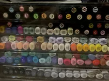 copic markers lot, blick, prismacolor sketch alcohol markers (127 markers)