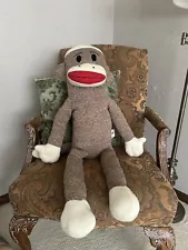 Giant Maxx The Sock Monkey 36” Toy Stuffed Animal