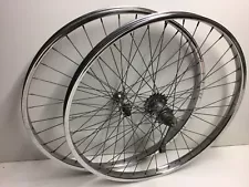 Vintage Schwinn 26” 1 3/4” S7 Chrome Bicycle Wheels Rims Panther American