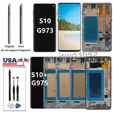 For Samsung Galaxy S10+ Plus G975U LCD Display Touch Screen Replacement S10 G973