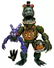 FNAF JUMBO ANIMATRONIC TWISTED FREDDY FAZBEAR figure 9" Five Nights at Freddy's